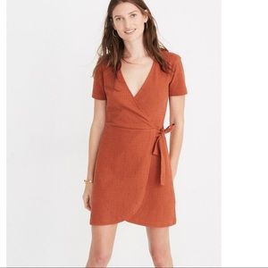 Madewell short sleeve side-tie dress